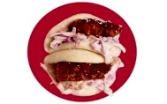  Korean-Style Chicken Bun with Sweet & Spicy Sauce  